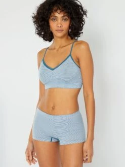 Pack De 2 Tops 'Billet Doux' - Blanco/azul -Zalaris Tienda pack de 2 tops billet doux blancoazul vd614 24 frb6