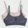 Pack De 2 Tops Deportivos - Rosa Gris