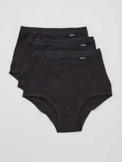 Pack De 3 Braguitas Maxi 'Sans Complexe' - Negro -Zalaris Tienda pack de 3 braguitas maxi sans complexe negro yn736 3 frb2