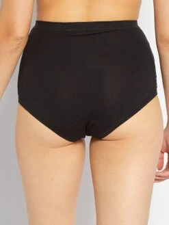 Pack De 3 Braguitas Maxi 'Sans Complexe' - Negro -Zalaris Tienda pack de 3 braguitas maxi sans complexe negro yn736 3 frb3