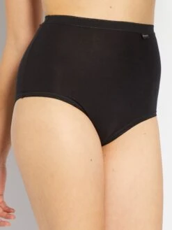 Pack De 3 Braguitas Maxi 'Sans Complexe' - Negro -Zalaris Tienda pack de 3 braguitas maxi sans complexe negro yn736 3 frb4