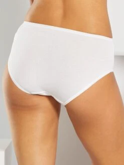 Pack De 3 Braguitas Midi 'Sans Complexe' - Blanco -Zalaris Tienda pack de 3 braguitas midi sans complexe blanco yn735 2 frb3