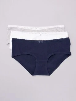 Pack De 3 Culottes Premamá - Blanco