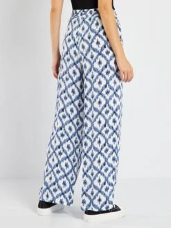 Pantalón Ancho Con Estampado 'JDY' - Ikat -Zalaris Tienda pantalon ancho con estampado jdy ikat aim97 1 frb3