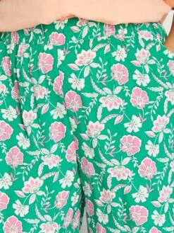 Pantalón Ancho Con Estampado - VERDE -Zalaris Tienda pantalon ancho con estampado verde zs782 1 frb4