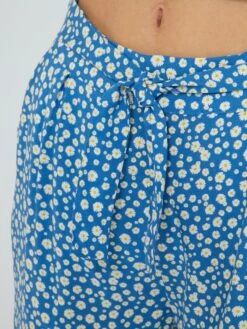 Pantalón Ancho Cropped Con Motivos - AZUL -Zalaris Tienda pantalon ancho cropped con motivos azul zn631 2 frb4
