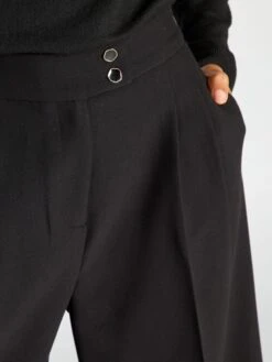 Pantalón Ancho De Tiro Alto - Negro -Zalaris Tienda pantalon ancho de tiro alto negro ajj43 1 frb5