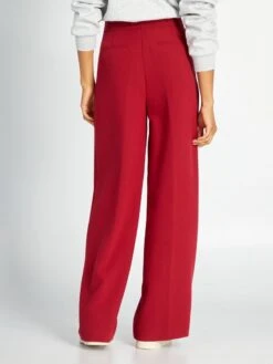 Pantalón Ancho De Tiro Alto - RUIBARBO -Zalaris Tienda pantalon ancho de tiro alto ruibarbo ajj43 2 frb3