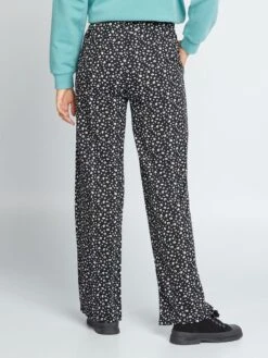 Pantalón Ancho Estampado Moteado - SNO PXBETE -Zalaris Tienda pantalon ancho estampado moteado sno pxbete adz44 1 frb3