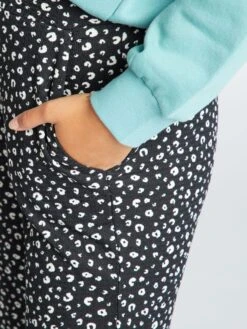 Pantalón Ancho Estampado Moteado - SNO PXBETE -Zalaris Tienda pantalon ancho estampado moteado sno pxbete adz44 1 frb4