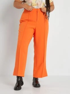 Pantalón Ancho - Naranja -Zalaris Tienda pantalon ancho naranja zt202 1 frb3