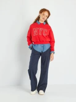 Pantalón Ancho - NEGRO -Zalaris Tienda pantalon ancho negro ael91 2 frb2