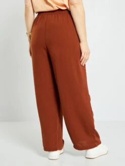 Pantalón Ancho 'Only' - NARANJA -Zalaris Tienda pantalon ancho only naranja add08 2 frb3
