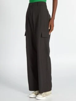 Pantalón Cargo - Negro -Zalaris Tienda pantalon cargo negro azz44 3 frb5