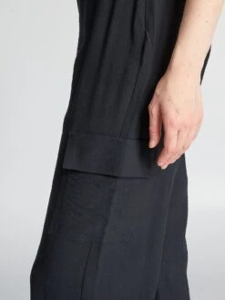 Pantalón Con Bolsillos Con Solapas - Negro -Zalaris Tienda pantalon con bolsillos con solapas negro awy13 2 frb4