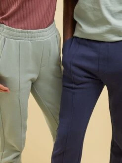 Pantalón De Jogging De Felpa - Gris Azul -Zalaris Tienda pantalon de jogging de felpa gris azul ze752 1 frb3