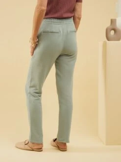 Pantalón De Jogging De Felpa - Gris Azul -Zalaris Tienda pantalon de jogging de felpa gris azul ze752 1 frb4