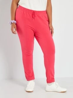 Pantalón De Jogging De Felpa - Rosa