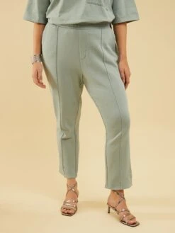 Pantalón De Jogging De French Terry - Gris Azul -Zalaris Tienda pantalon de jogging de french terry gris azul ze757 1 frb2