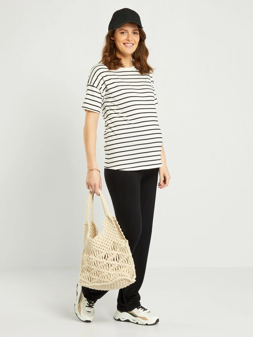 Pantalón De Jogging Premamá - NEGRO 3 Pantalón De Jogging Premamá - NEGRO