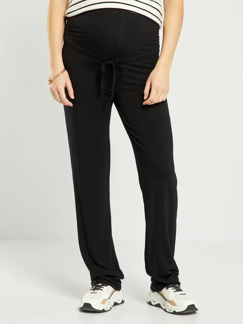 Pantalón De Jogging Premamá - NEGRO 4 Pantalón De Jogging Premamá - NEGRO - Imagen 2