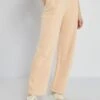 Pantalón De Jogging Wide Leg - BEIGE