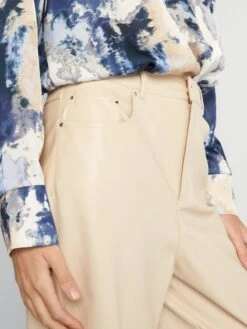 Pantalón De Material Sintético - Beige -Zalaris Tienda pantalon de material sintetico beige ajj44 1 frb4