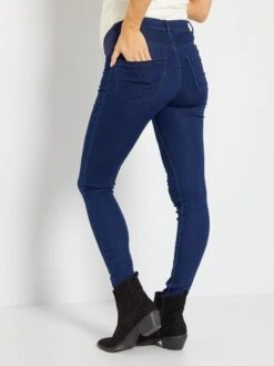 Pantalón De Punto Elástico - AZUL -Zalaris Tienda pantalon de punto elastico azul zk975 1 frb3