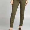 Pantalón De Punto Elástico Tipo Jegging - KAKI -Zalaris Tienda pantalon de punto elastico tipo jegging kaki zm180 3 frb1