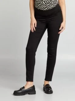 Pantalón De Punto Elástico Tipo Jegging - Negro -Zalaris Tienda pantalon de punto elastico tipo jegging negro zm180 4 frb2