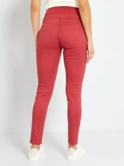 Pantalón De Sarga Premamá - Rojo -Zalaris Tienda pantalon de sarga premama rojo zm242 5 frb3