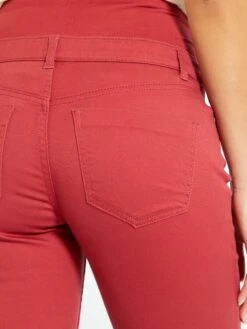Pantalón De Sarga Premamá - Rojo -Zalaris Tienda pantalon de sarga premama rojo zm242 5 frb5