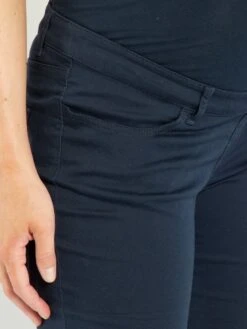 Pantalón De Sarga Premamá - SAVIA AZUL 12 Pantalón De Sarga Premamá - SAVIA AZUL -Zalaris Tienda pantalon de sarga premama savia azul zm242 6 frb5