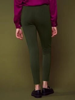 Pantalón De Tiro Alto Con Botones De Fantasía - Verde -Zalaris Tienda pantalon de tiro alto con botones de fantasia verde ajj51 1 frb3