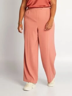 Pantalón De Traje Ancho - CAOBA ROSA -Zalaris Tienda pantalon de traje ancho caoba rosa ayd06 2 frb4
