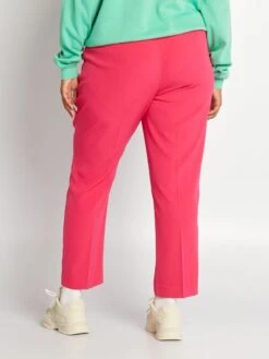Pantalón De Traje Corte Pitillo - ROSA BRILLANTE -Zalaris Tienda pantalon de traje corte pitillo rosa brillante ajj99 2 frb3