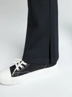 Pantalón Flare Bootcut Con Aberturas - Negro -Zalaris Tienda pantalon flare bootcut con aberturas negro adz41 3 frb4