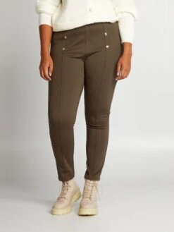 Pantalón Legging Tiro Alto - KAKI