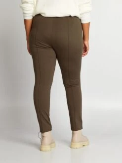 Pantalón Legging Tiro Alto - KAKI -Zalaris Tienda pantalon legging tiro alto kaki ajk06 1 frb3