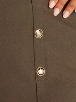 Pantalón Legging Tiro Alto - KAKI -Zalaris Tienda pantalon legging tiro alto kaki ajk06 1 frb4