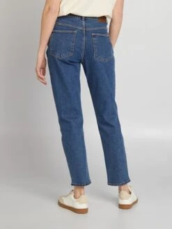 Pantalón Mom Con Talle Muy Alto - L30 - AZUL -Zalaris Tienda pantalon mom con talle muy alto l30 azul zk669 5 frb6