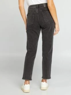 Pantalón Mom Con Talle Muy Alto - L30 - NEGRO -Zalaris Tienda pantalon mom con talle muy alto l30 negro zk669 1 frb3