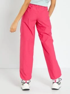 Pantalón Parachute De Nailon - ROSA -Zalaris Tienda pantalon parachute de nailon rosa ady58 11 frb3