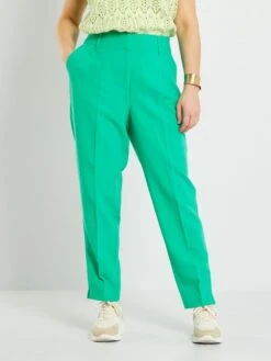 Pantalón Pitillo Liso - Verde -Zalaris Tienda pantalon pitillo liso verde zn835 3 frb4