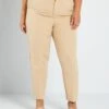 Pantalón Pitillo - NOMBRE BEIGE -Zalaris Tienda pantalon pitillo nombre beige zi663 7 frb1