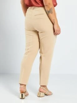 Pantalón Pitillo - NOMBRE BEIGE -Zalaris Tienda pantalon pitillo nombre beige zi663 7 frb3
