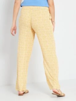 Pantalón Premamá - AMARILLO -Zalaris Tienda pantalon premama amarillo zr744 5 frb3