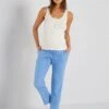 Pantalón Premamá - AZUL 1 Pantalón Premamá - AZUL -Zalaris Tienda pantalon premama azul zr753 3 frb1