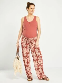 Pantalón Premamá - MARRON