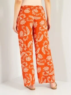 Pantalón Premamá - NARANJA -Zalaris Tienda pantalon premama naranja zr744 2 frb3